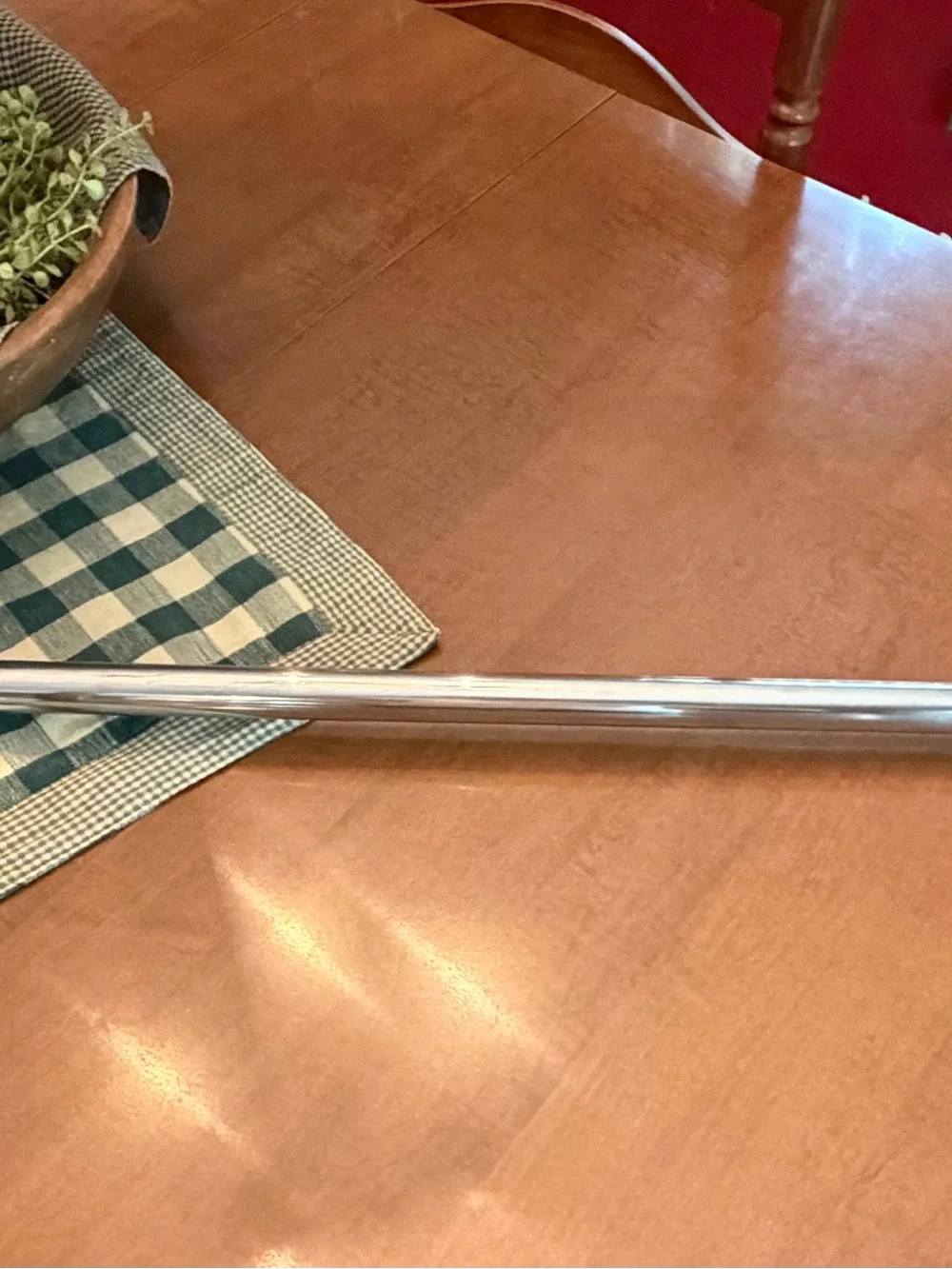 Chrome Shower Curtain Rod - Silver